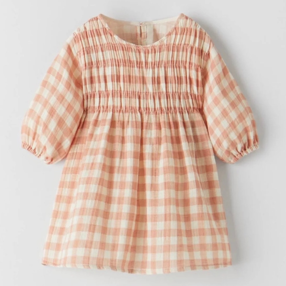 Zara Gingham Dress Size 4/5 yrs.